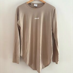 Gymshark Strength Conditioning Long Sleeve T-Shirt Vanilla Beige Women’s small